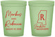Custom Wedding 16 oz Glow In The Dark Cups - Mississippi | 123