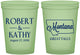 Custom Wedding 16 oz Glow In The Dark Cups - Montana | 125