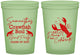 Custom Graduation 16 oz Glow In The Dark Cups - Class Of 2027 Crawfish Boil | 130002