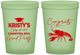 Custom Graduation 16 oz Glow In The Dark Cups - Class Of 2027 Crawfish Boil | 130003