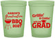 Custom Graduation 16 oz Glow In The Dark Cups - Class Of 2027 Bbq | 130007