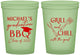 Custom Graduation 16 oz Glow In The Dark Cups - Class Of 2027 Bbq | 130009