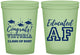 Custom Graduation 16 oz Glow In The Dark Cups - Class Of 2027 Educated Af | 130017