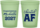 Custom Graduation 16 oz Glow In The Dark Cups - Class Of 2027 Educated Af | 130018