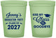 Custom Graduation 16 oz Glow In The Dark Cups - Class Of 2027 Kiss Class Goodbye | 130028