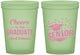 Custom Graduation 16 oz Glow In The Dark Cups - Class Of 2027 Cheers Graduate | 130035
