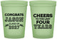 Custom Graduation 16 oz Glow In The Dark Cups - Class Of 2027 Last Four Years | 130036
