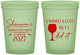 Custom Graduation 16 oz Glow In The Dark Cups - Class Of 2027 Wined A Lot | 130044