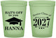 Custom Graduation 16 oz Glow In The Dark Cups - Class Of 2027 Hats Off | 130049