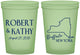 Custom Wedding 16 oz Glow In The Dark Cups - New York | 131