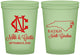 Custom Wedding 16 oz Glow In The Dark Cups - North Carolina | 132