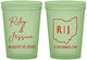 Custom Wedding 16 oz Glow In The Dark Cups - Ohio | 134