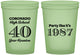 Custom Class Reunion 16 oz Glow In The Dark Cups - Class Of 1987 40 Year | 140008