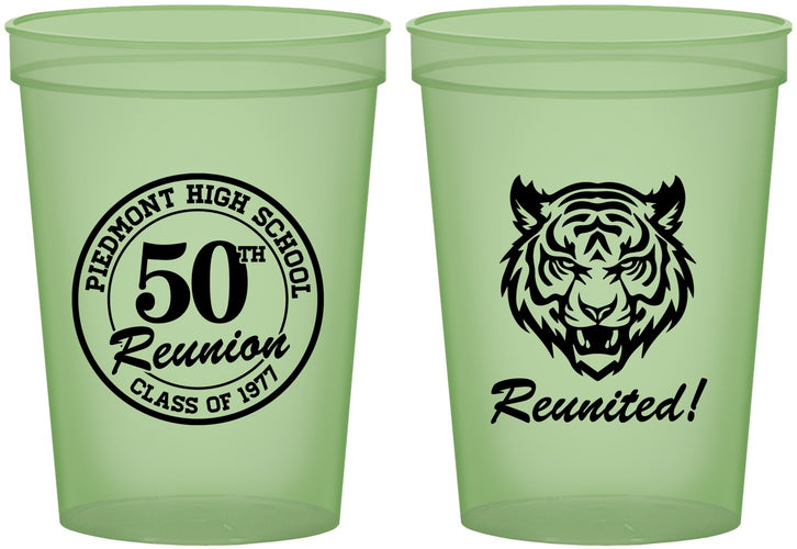 Custom Class Reunion 16 oz Glow In The Dark Cups - Class Of 1977 50 Year | 140009