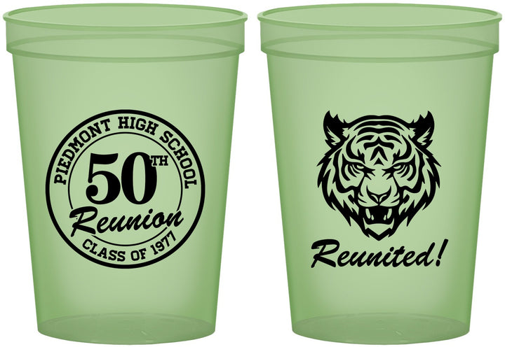 Custom Class Reunion 16 oz Glow In The Dark Cups - Class Of 1977 50 Year | 140009