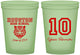 Custom Class Reunion 16 oz Glow In The Dark Cups - Class Of 2017 10 Year | 140015