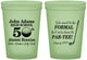 Custom Class Reunion 16 oz Glow In The Dark Cups - Class Of 1977 50 Year | 140024