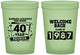Custom Class Reunion 16 oz Glow In The Dark Cups - Class Of 1987 40 Year | 140028