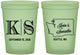 Custom Wedding 16 oz Glow In The Dark Cups - Washington | 146