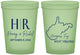 Custom Wedding 16 oz Glow In The Dark Cups - West Virginia | 147