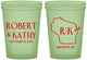 Custom Wedding 16 oz Glow In The Dark Cups - Wisconsin | 148