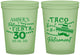 Custom Retirement 16 oz Glow In The Dark Cups - Taco Bout A Retirement | 150003