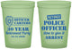 Custom Retirement 16 oz Glow In The Dark Cups - Police Officer | 150010