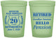 Custom Retirement 16 oz Glow In The Dark Cups - Police Officer | 150011