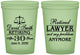 Custom Retirement 16 oz Glow In The Dark Cups - Lawyer | 150025
