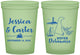 Custom Wedding 16 oz Glow In The Dark Cups - Delaware | 157