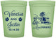 Custom Wedding 16 oz Glow In The Dark Cups - Hawaii | 160