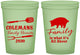 Custom Family Reunion 16 oz Glow In The Dark Cups - Bbq Barbeque | 160002