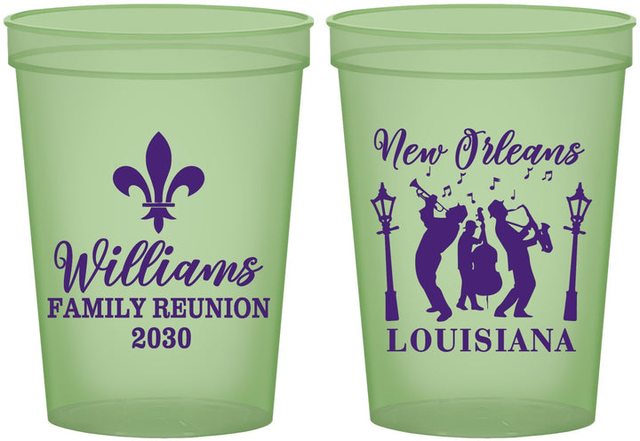 Custom Family Reunion 16 oz Glow In The Dark Cups - New Orleans | 160030