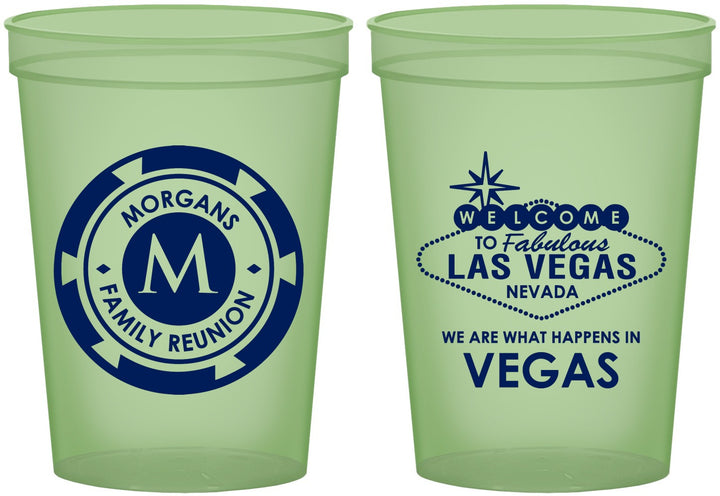 Custom Family Reunion 16 oz Glow In The Dark Cups - Las Vegas | 160037