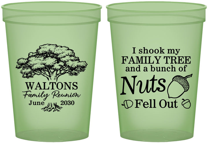 Custom Family Reunion 16 oz Glow In The Dark Cups - Tree | 160058
