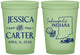 Custom Wedding 16 oz Glow In The Dark Cups - Indiana | 163