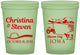 Custom Wedding 16 oz Glow In The Dark Cups - Iowa | 164