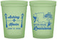 Custom Wedding 16 oz Glow In The Dark Cups - Louisiana | 167