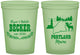 Custom Wedding 16 oz Glow In The Dark Cups - Maine | 168