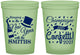 Custom New Years 16 oz Glow In The Dark Cups - 2027 Confetti | 170003