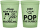 Custom New Years 16 oz Glow In The Dark Cups - 2027 Pop The Bubbly | 170006