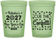 Custom New Years 16 oz Glow In The Dark Cups - 2027 Nye Confetti | 170012