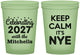 Custom New Years 16 oz Glow In The Dark Cups - 2027 Nye | 170025