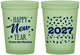 Custom New Years 16 oz Glow In The Dark Cups - 2027 Confetti | 170027