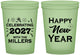 Custom New Years 16 oz Glow In The Dark Cups - 2027 Nye Confetti | 170028