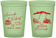 Custom Wedding 16 oz Glow In The Dark Cups - Mississippi | 173