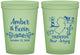 Custom Wedding 16 oz Glow In The Dark Cups - New Jersey | 179