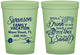 Custom Family Vacation 16 oz Glow In The Dark Cups - Beach Toes In The Sand | 180000