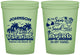 Custom Family Vacation 16 oz Glow In The Dark Cups - Sun And Sand Beach | 180007