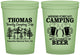 Custom Family Vacation 16 oz Glow In The Dark Cups - Camping Park | 180013